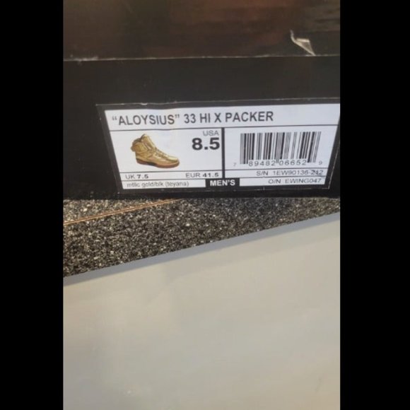 "ALOYSIUS" 33 HI X PACKER PATRICK EWING SHOES EWING047 Size 8.5 - Picture 5 of 7